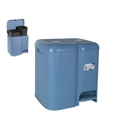 Cubo de basura modular 25 litros (Azul) - Respira de compres al